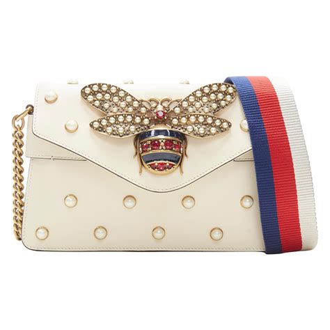 gucci stud bag bee|Gucci bee crossbody bag.